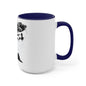 Ghost Cat Calling The Witch From The Tree Mug, Two-Tone Coffee Mugs, Halloween Mug, Fall Coffee Mug, Autumn Mug, Best Friend Gift, Spooky Love, Cocoa Mug