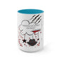 Whatever You Do, Don't Fall Asleep Mug, Freddy Krueger, Two-Tone Coffee Mugs, Halloween Mug, Fall Coffee Mug, Autumn Mug, Best Friend Gift, Spooky Love, Cocoa Mug