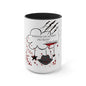 Whatever You Do, Don't Fall Asleep Mug, Freddy Krueger, Two-Tone Coffee Mugs, Halloween Mug, Fall Coffee Mug, Autumn Mug, Best Friend Gift, Spooky Love, Cocoa Mug