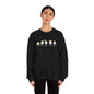 Mini Ghosts Crewneck Sweatshirt, Unisex Heavy Blend, Halloween Hoodie, Cute Halloween Gifts