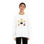 Woof, Glup, Meow Crewneck Sweatshirt, Unisex Heavy Blend, Halloween Hoodie, Cute Halloween Gifts