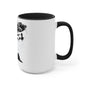 Ghost Cat Calling The Witch From The Tree Mug, Two-Tone Coffee Mugs, Halloween Mug, Fall Coffee Mug, Autumn Mug, Best Friend Gift, Spooky Love, Cocoa Mug