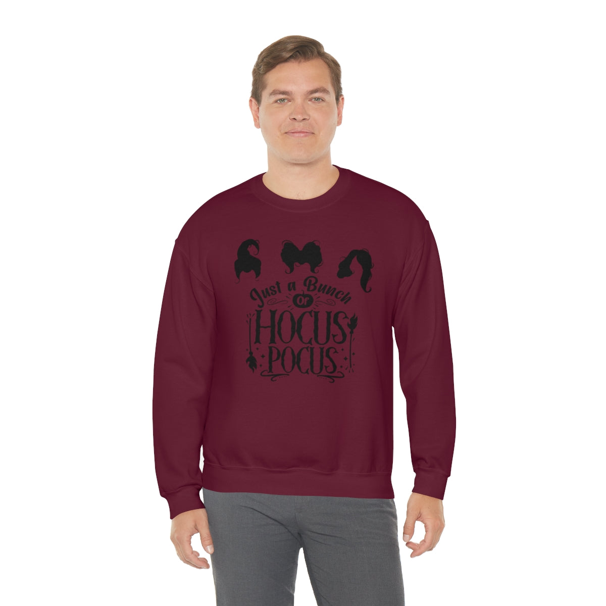 Hocus Pocus Sweatshirt, Unisex Crewneck Sweatshirt, Sanderson Sisters Sweatshirt, Halloween Party Shirts, Halloween Outfit,Spooky Hoodie
