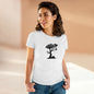 Ghost Cat Calling The Witch From The Tree Midweight Cotton Tee, Halloween Hoodie, Cute Halloween Gifts
