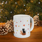 Little Cat with Pumpkin Coffee Mug, Halloween Mug, Cat with Pumpkin Coffee Cup, Fall Coffee Mug, Autumn Mug, Best Friend Gift, Spooky Love, Cocoa Mug