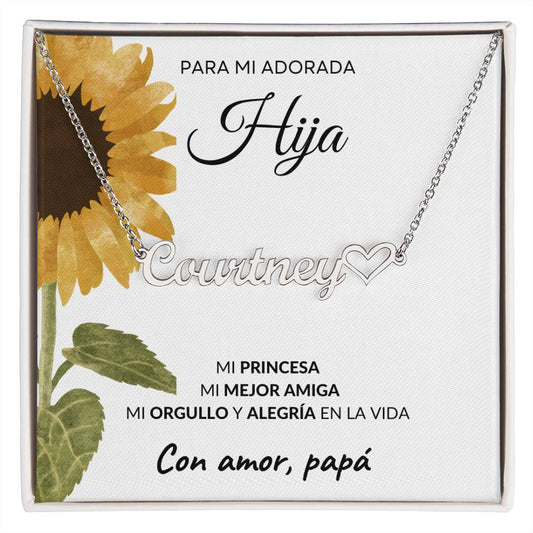 Para Mi Adorada Hija | Nombre Personalizado