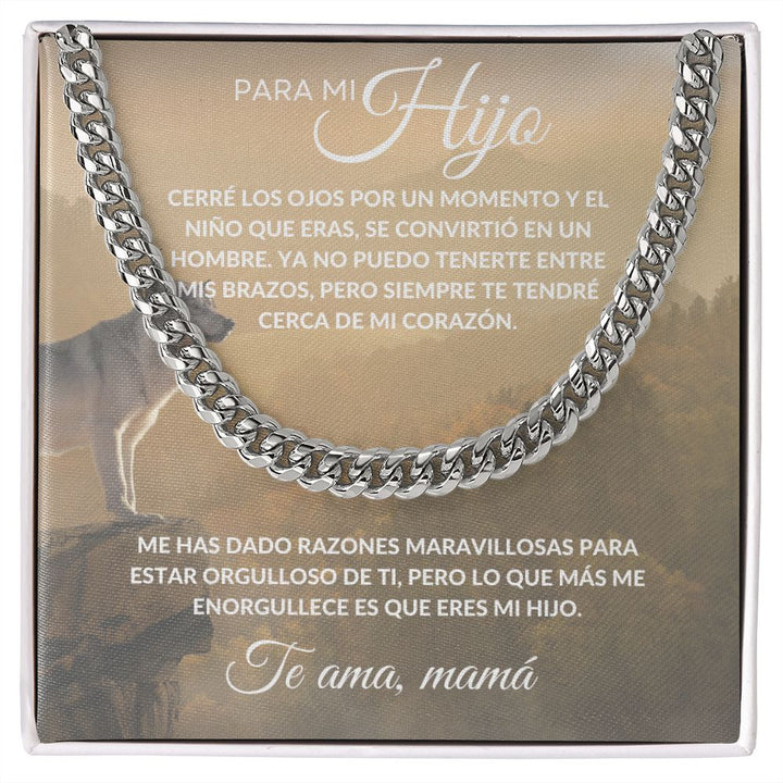 orgulloso de ti hijo