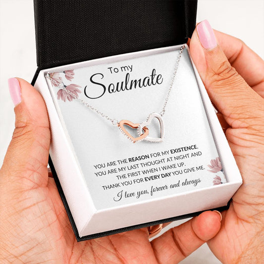 To My Soulmate | Interlocking Hearts
