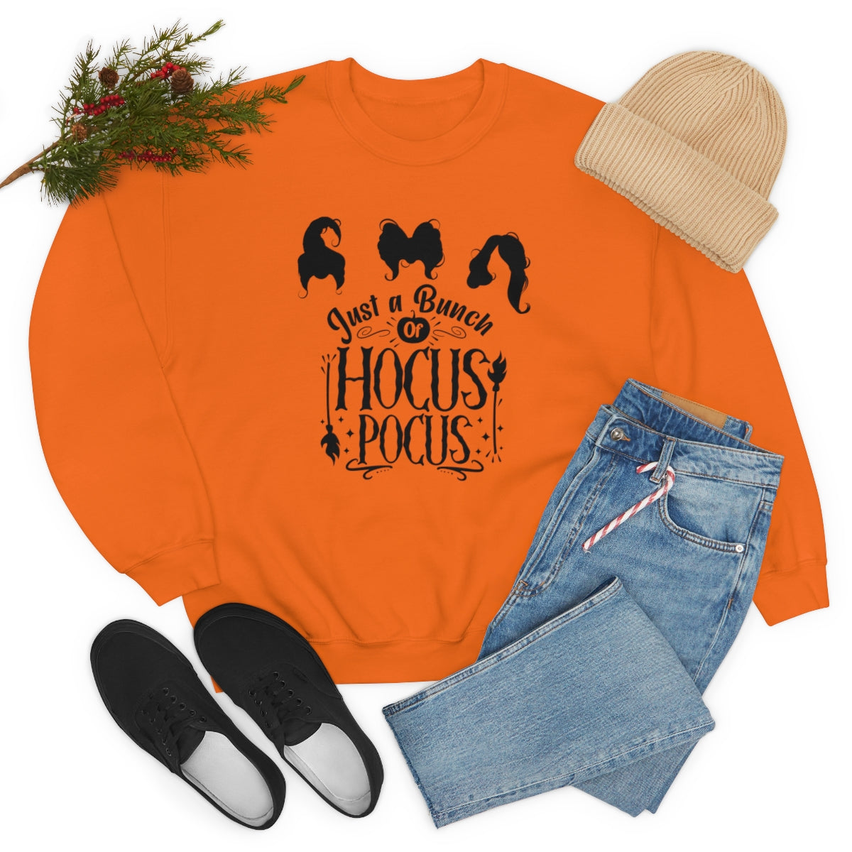 Hocus Pocus Sweatshirt, Unisex Crewneck Sweatshirt, Sanderson Sisters Sweatshirt, Halloween Party Shirts, Halloween Outfit,Spooky Hoodie